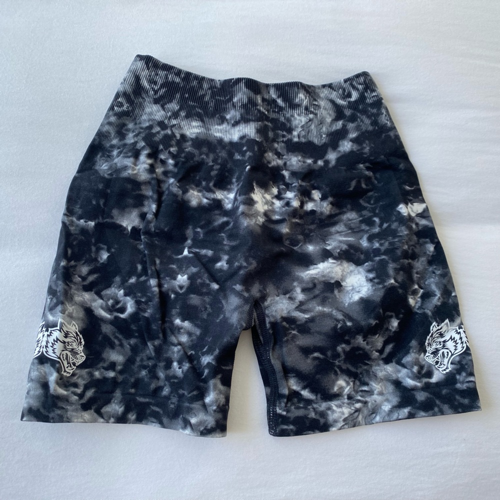 Darc Sport Everson Seamless Shorts in Black/White Marble